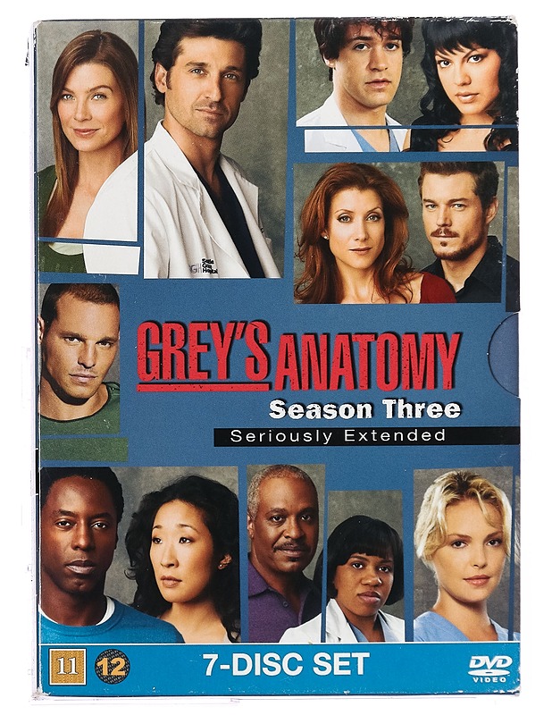 Greyn anatomia: 3. tuotantokausi - DVD - DVD-elokuvat - 10105396223 - 0
