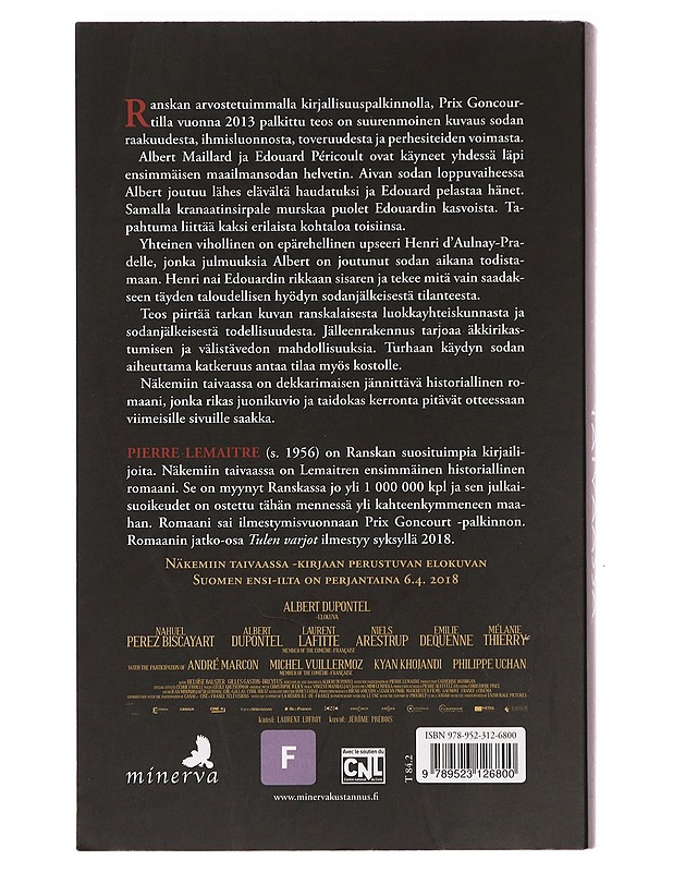 Näkemiin taivaassa - Lemaitre, Pierre - Romaanit ja novellit - 10105396256 - 1