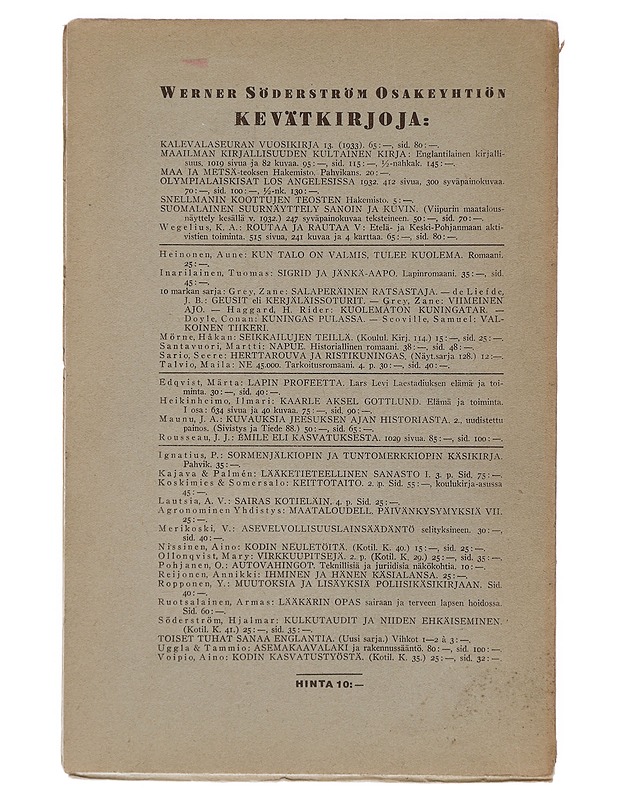 Valvoja-aika : No.3 ; 1933 - Lehdet - 10105396280 - 1