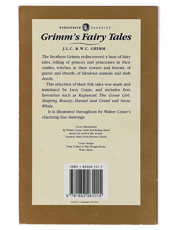 Grimm's Fairy Tales - Grimm, Jacob - Lastenkirjat - 10105396291 - 1