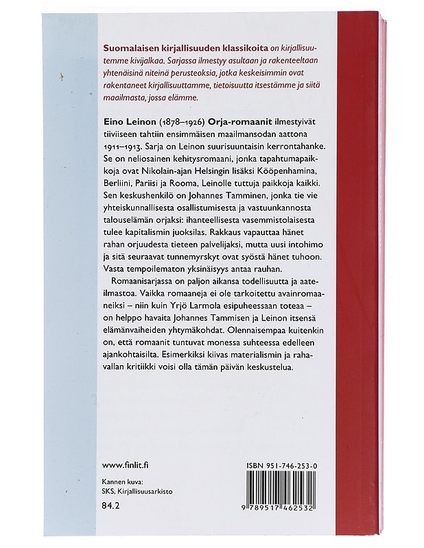 Orja-romaanit - Eino Leino - Romaanit ja novellit - 10105396301 - 1