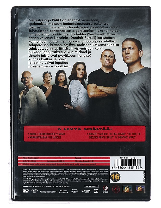 Pako: 4. Tuotantokausi - DVD - DVD-elokuvat - 10105396311 - 1