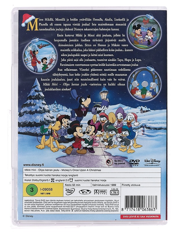 Mikki Hiiri: Olipa Kerran Joulu - DVD - DVD-elokuvat - 10105396349 - 1