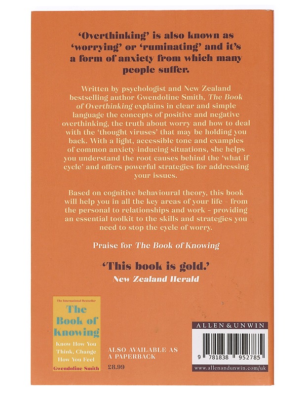 The Book of Overthinking : How to Stop the Cycle of Worry - Gwendoline Smith - Tietokirjat ja oppaat - 10105396353 - 1