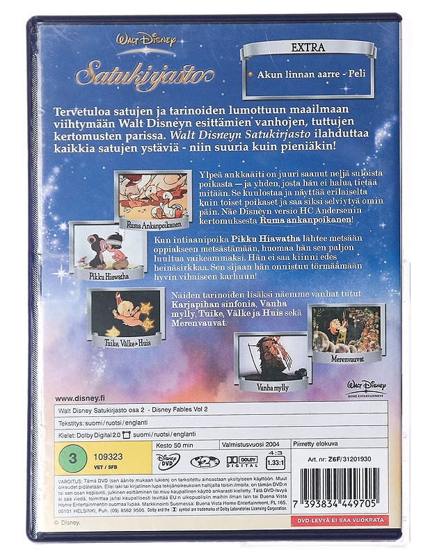 Disney Satukirjasto osa 2- DVD - DVD-elokuvat - 10105396371 - 1