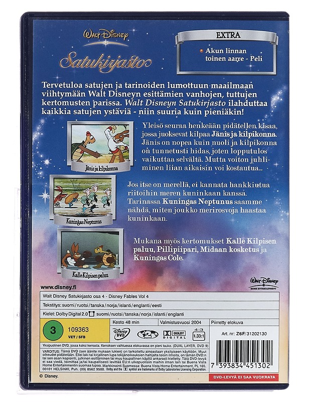 Disney Satukirjasto osa 4- DVD - DVD-elokuvat - 10105396380 - 1