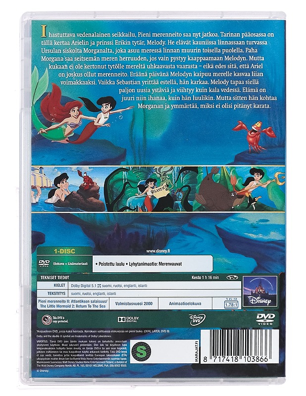 Pieni merenneito 2 - DVD - DVD-elokuvat - 10105396382 - 1