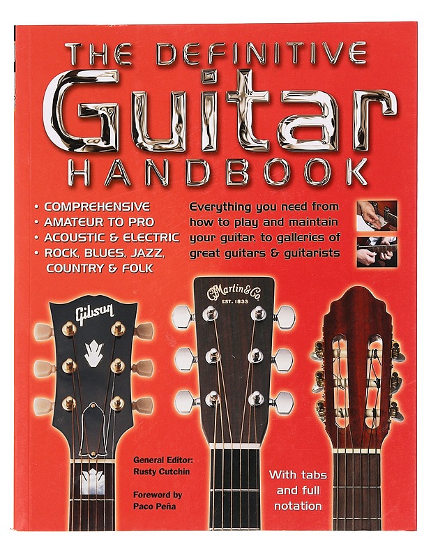 The definitive guitar handbook - Cutchin, Rusty - Musiikki- ja elokuvakirjat - 10105396418 - 0
