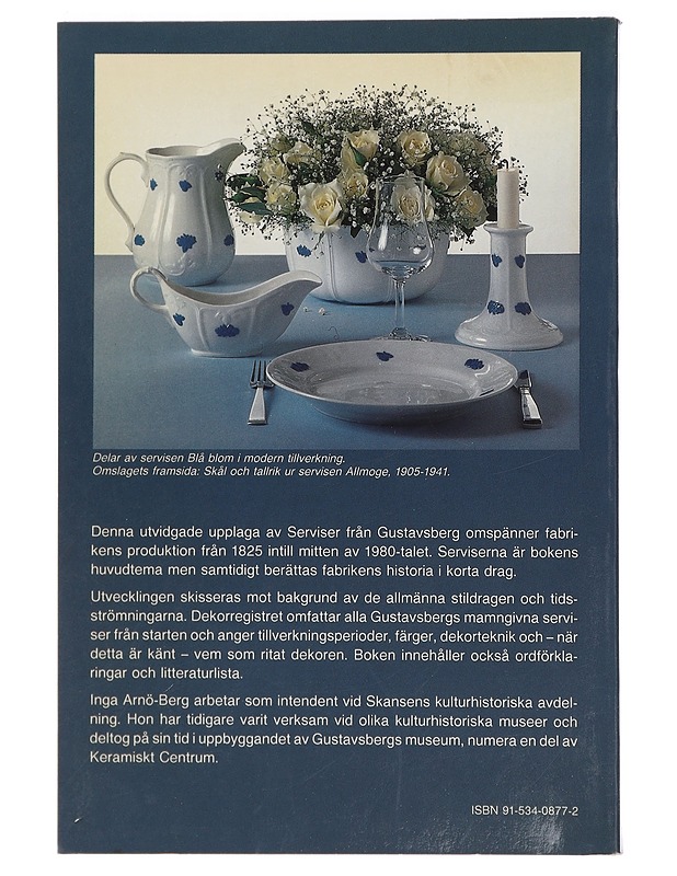 Serviser från Gustavsberg - Inga Arnö-Berg - Historiakirjat - 10105396427 - 1