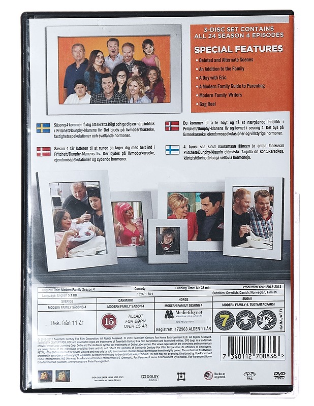 Moderni Perhe: 4. tuotantokausi - DVD - DVD-elokuvat - 10105396495 - 1