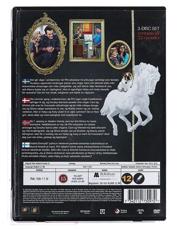 Modern Family Season 7 - DVD - DVD-elokuvat - 10105396500 - 1