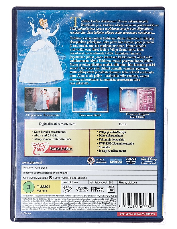 Tuhkimo - DVD - DVD-elokuvat - 10105396505 - 1