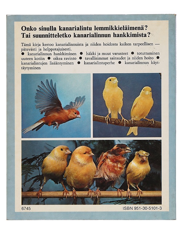 Kanarialinnut - Frisch, Otto von - Tietokirjat ja oppaat - 10105396524 - 1