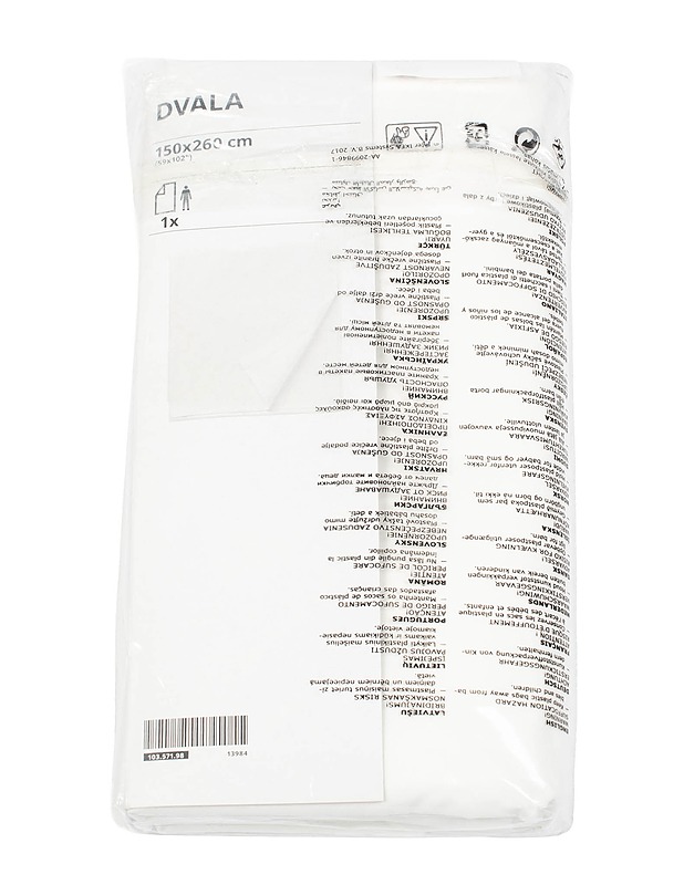 IKEA Dvala lakana, 150 x 260 cm - Liinavaatteet - 10105396581 - 0