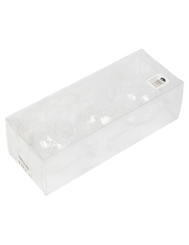 Lasipallo kuusenkoristeet, 3 kpl - Koriste-esineet - 10105396585 - 0