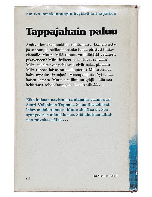 Tappajahain paluu : romaani - Searls, Hank - Romaanit ja novellit - 10105396603 - 1