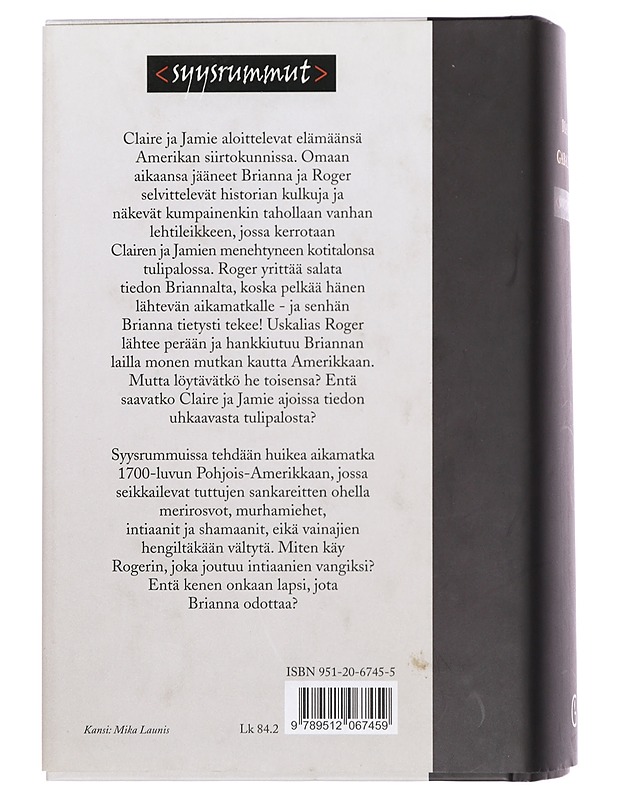 Syysrummut - Gabaldon, Diana - Fantasia- ja scifi - 10105396630 - 1
