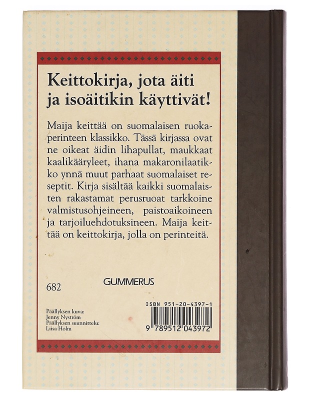 Maija keittää - Oksanen, Alli - Historiakirjat - 10105396641 - 1