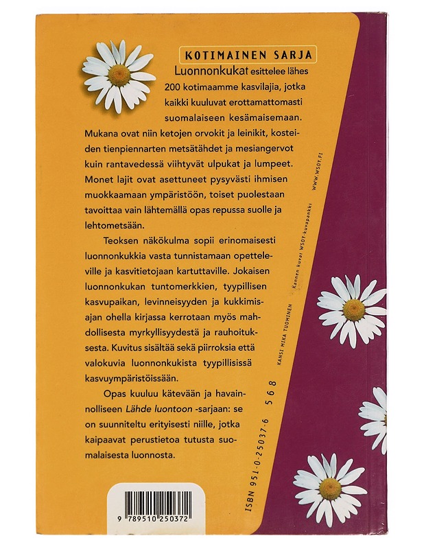 Luonnonkukat - Piirainen, Mikko - Tietokirjat ja oppaat - 10105396646 - 1