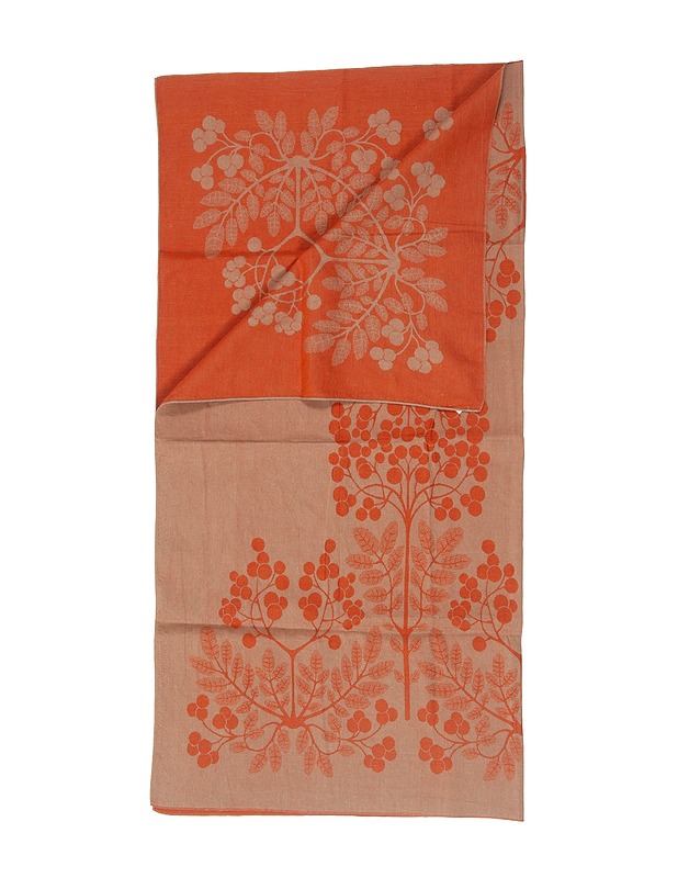 TAMPELLA Pihlajanmarja retro pöytäliina, 134x136 cm - Pöytäliinat - 10105396659 - 1