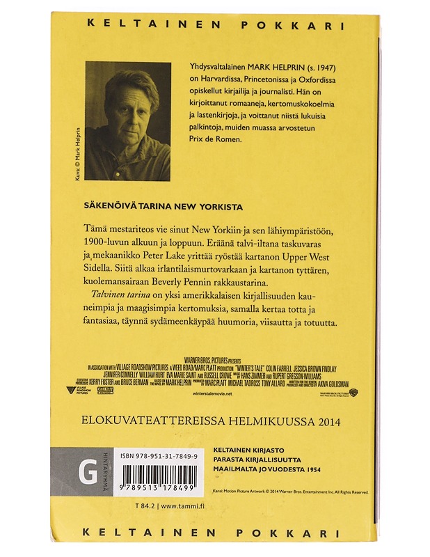 Talvinen tarina - Helprin, Mark - Romaanit ja novellit - 10105396667 - 1