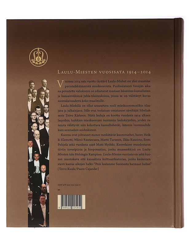 Laulu-Miesten vuosisata 1914-2014 - Häyrynen, Antti - Historiakirjat - 10105396671 - 1