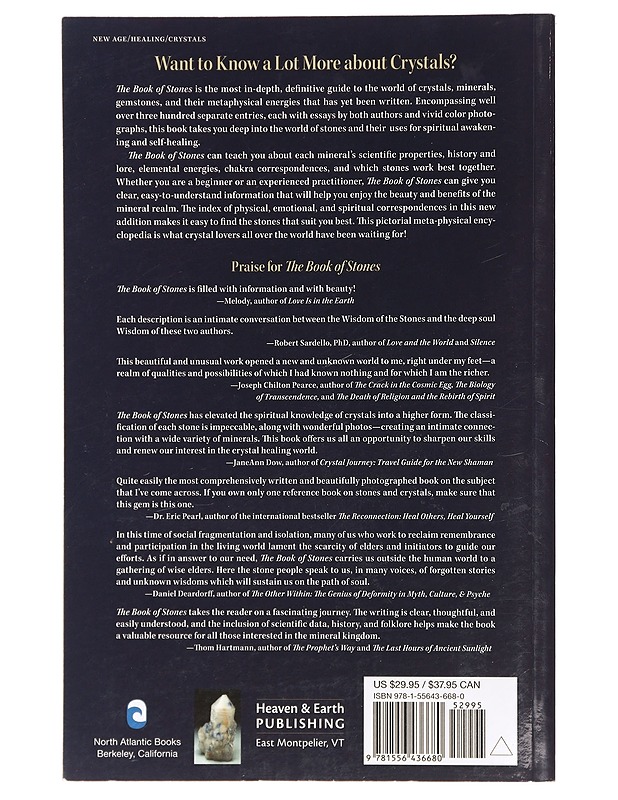 The Book of Stones : who they are & what they teach - Simmons, Robert - Tietokirjat ja oppaat - 10105396725 - 1