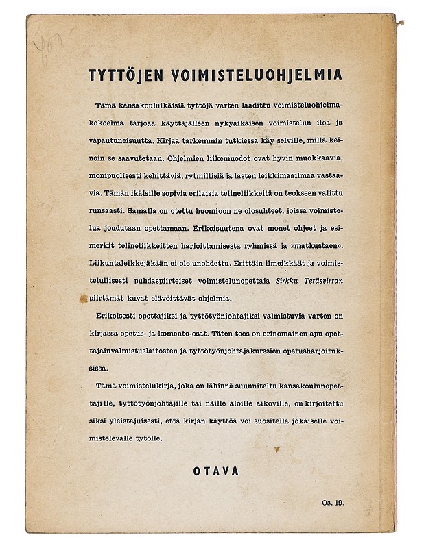 Tyttöjen voimisteluohjelmia -Ollikainen, Meri - Tietokirjat ja oppaat - 10105396747 - 1
