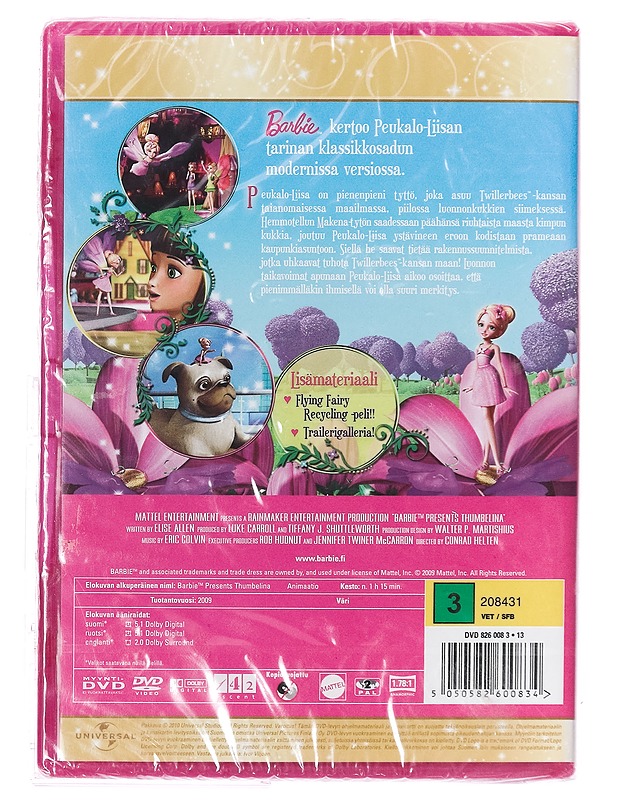Barbie esittää: Peukalo-Liisa - DVD - DVD-elokuvat - 10105396758 - 1
