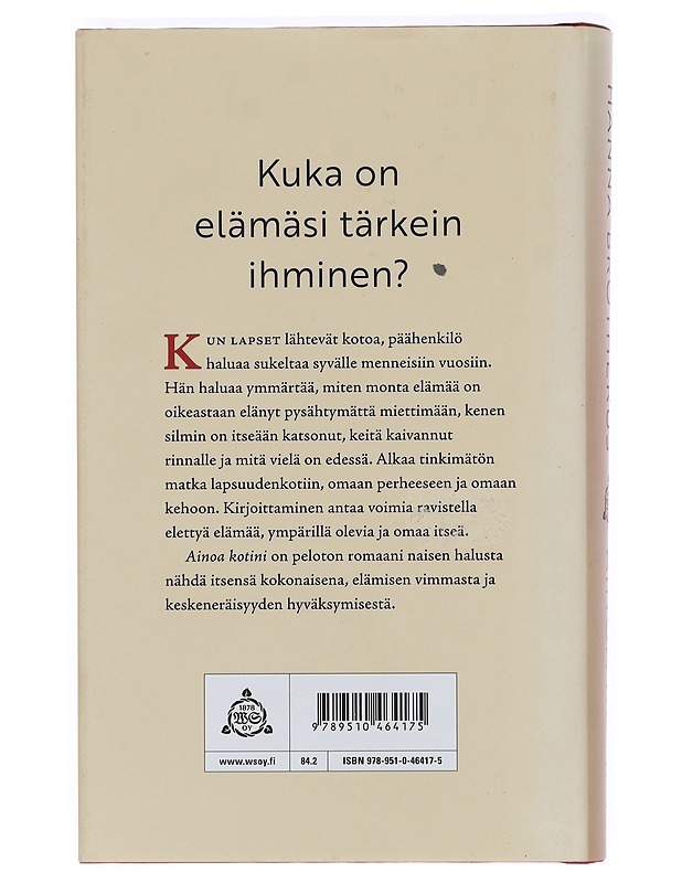 Ainoa kotini - Hanna Brotherus - Romaanit ja novellit - 10105396776 - 1
