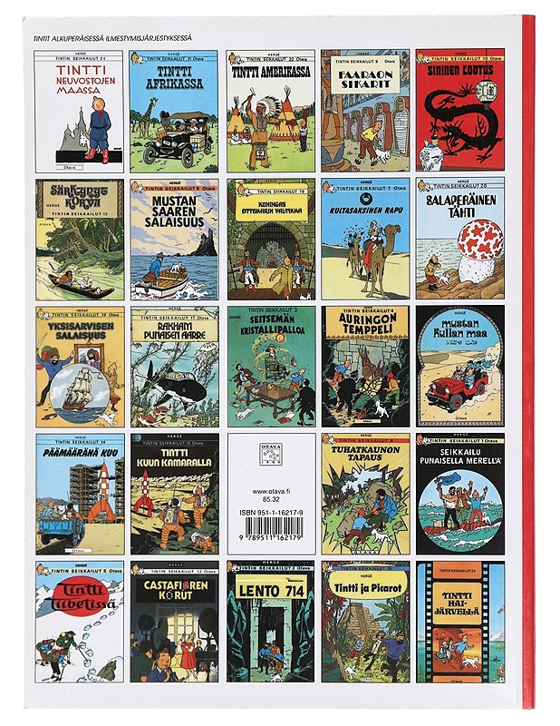 Mustan saaren salaisuus - Hergé - Sarjakuvat - 10105396781 - 1