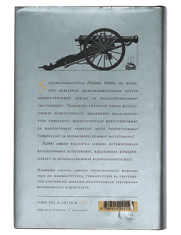 Kaikki sodasta - Hobbes, Nicholas - Historiakirjat - 10105396803 - 1