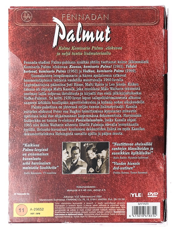 Fennadan Palmut - DVD - DVD-elokuvat - 10105396812 - 1