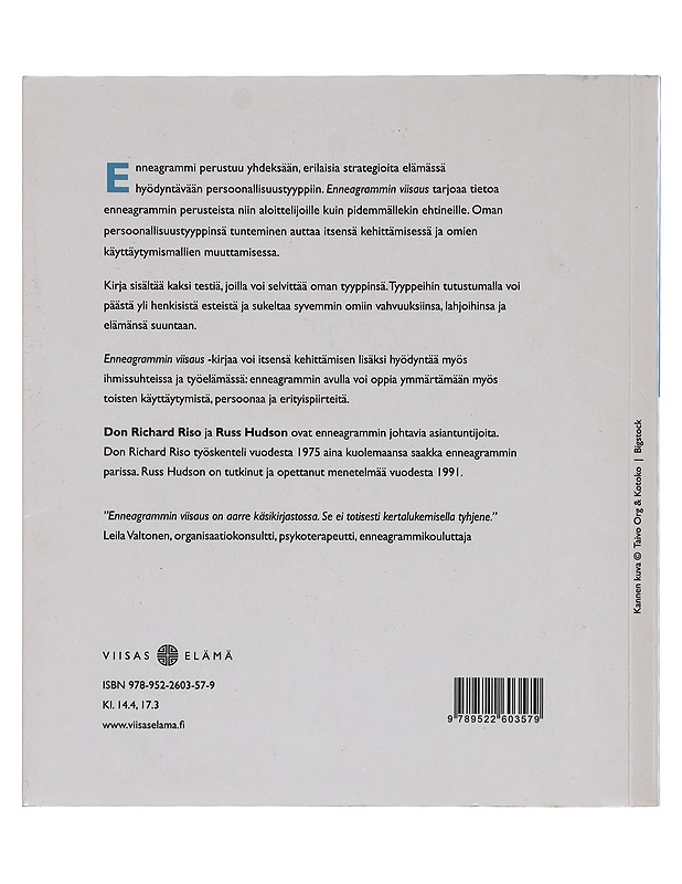 Enneagrammin viisaus : opas yhdeksään persoonallisuustyyppiin - Riso, Don Richard - Tietokirjat ja oppaat - 10105396821 - 1