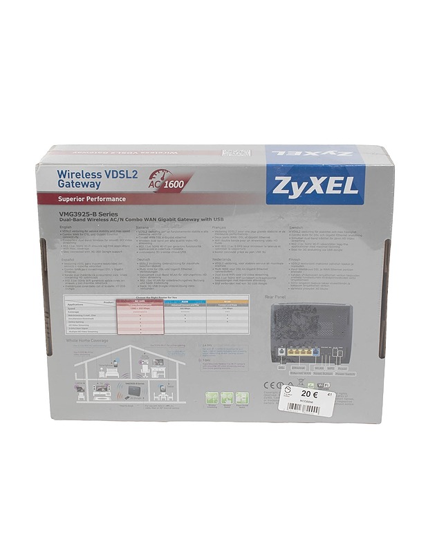 ZYXEL VMG3925-B Series wireless VDSL2 gateway - Muu elektroniikka - 10105396885 - 1