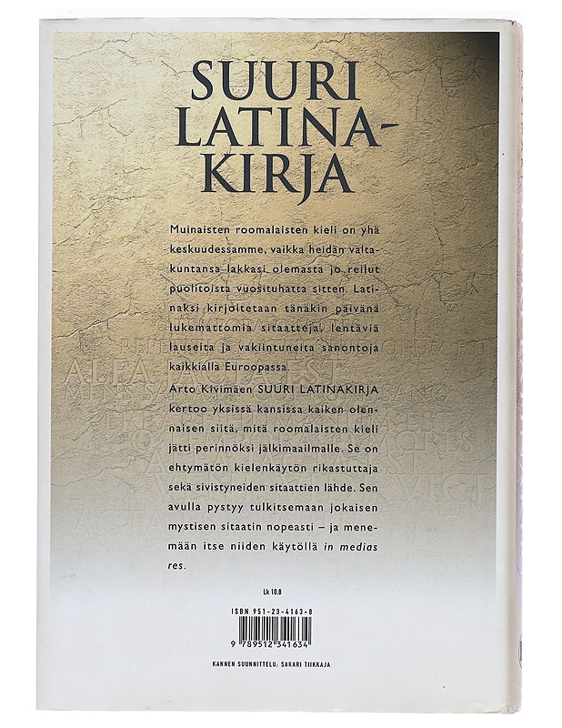 Suuri latinakirja - Arto Kivimäki - Matkaoppaat ja sanakirjat - 10105396905 - 1