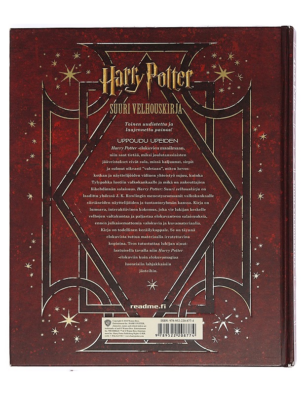 Harry Potter : suuri velhouskirja : kirja Harry Potter -elokuvien tekijöiltä - Sibley, Brian - Musiikki- ja elokuvakirjat - 10105396910 - 1