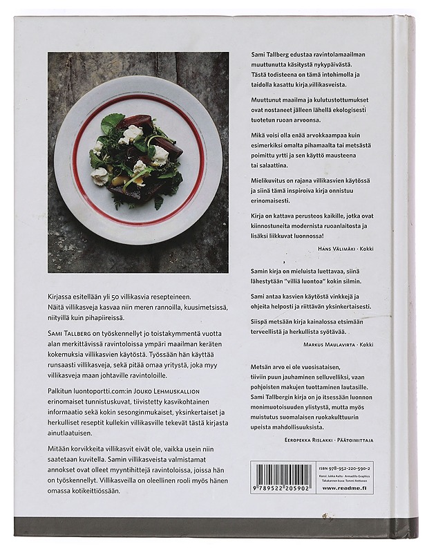 Villiyrttikeittokirja - Tallberg, Sami - Ruokakirjat - 10105396956 - 1