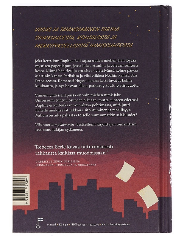 Ennusmerkit - Serle, Rebecca - Romaanit ja novellit - 10105396962 - 1