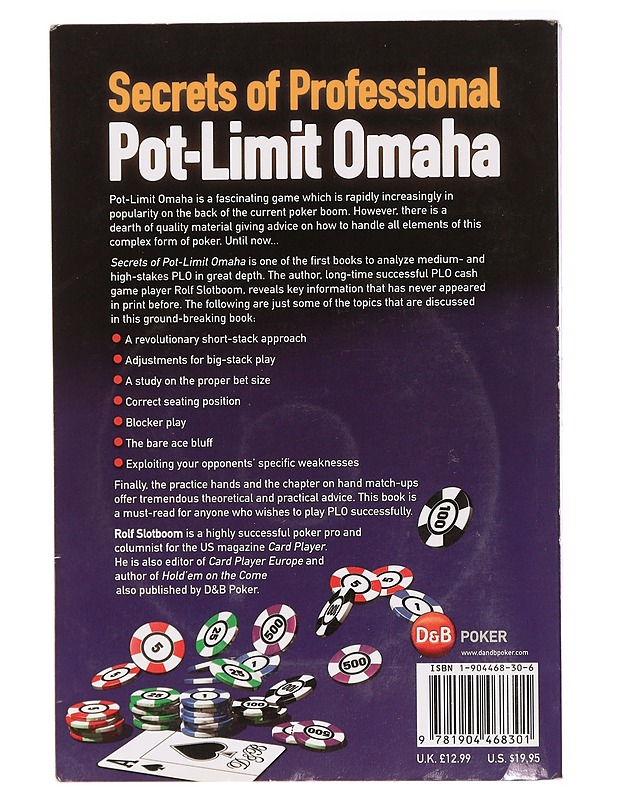 Secrets of professional Pot-Limit Omaha - Rolf Stotboom - Tietokirjat ja oppaat - 10105397003 - 1