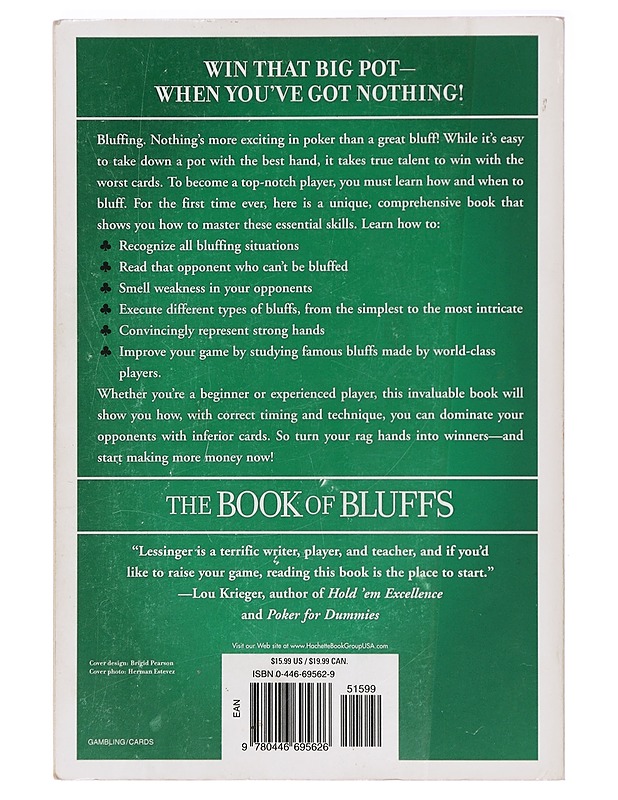 The book of bluffs - Matt Lessinger - Tietokirjat ja oppaat - 10105397034 - 1