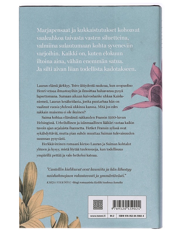 Tuulensuojaan - Saara Cantell - Romaanit ja novellit - 10105397060 - 1
