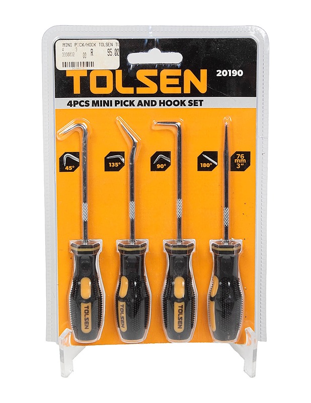 TOLSEN 4-osainen koukku- ja piikkisarja - Muut urheiluvälineet ja vapaa-aika - 10105397061 - 0
