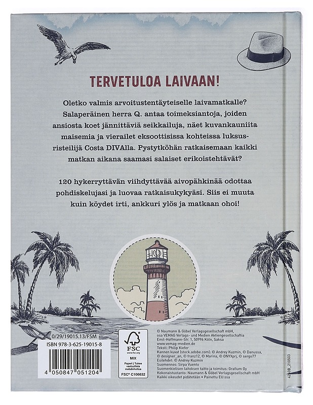 Risteilyllä! Aivopähkinäkirja - Philip Kiefer - Tietokirjat ja oppaat - 10105397077 - 1