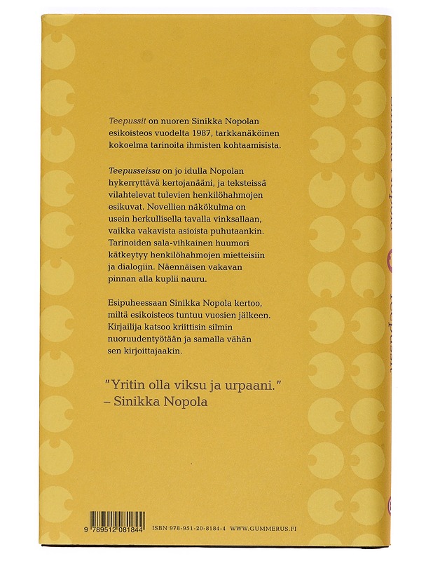 Teepussit - Sinikka Nopola - Romaanit ja novellit - 10105397098 - 1
