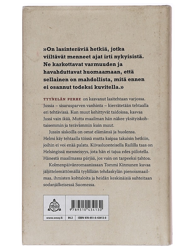 Pintti : kolmenpäivänromaani - Tommi Kinnunen - Romaanit ja novellit - 10105397196 - 1