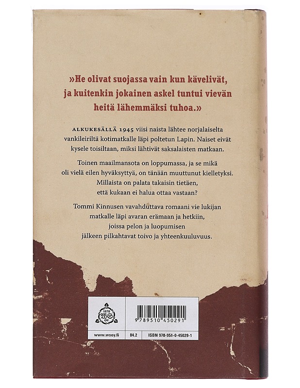 Ei kertonut katuvansa : vaellusromaani - Tommi Kinnunen - Romaanit ja novellit - 10105397199 - 1