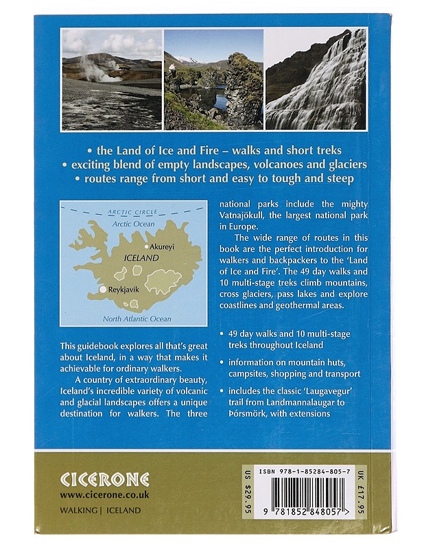 Walking and trekking in Iceland - Paddy Dillon - Matkaoppaat ja sanakirjat - 10105397231 - 1