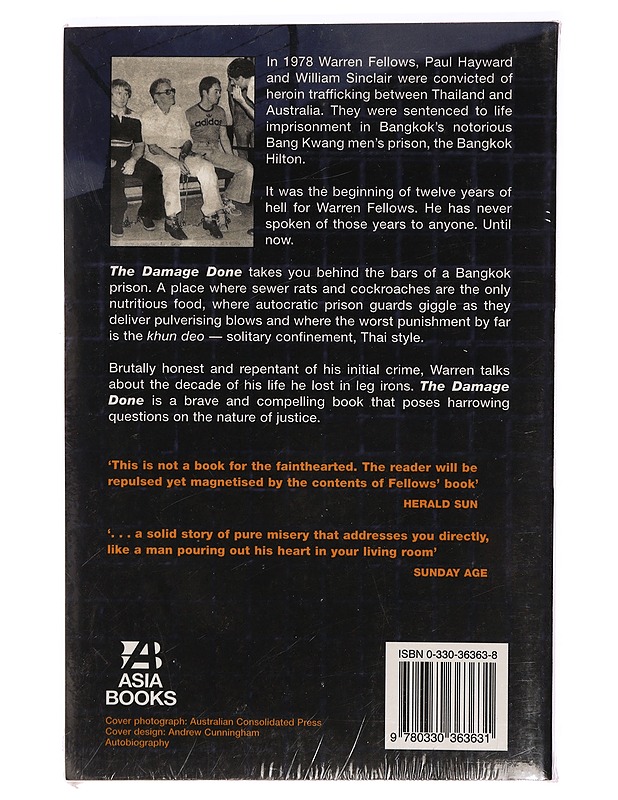 The Damage Done: twelve years of Hell in a Bangkok prison - Warren Fellows - Elämäkerrat ja muistelmat - 10105397258 - 1
