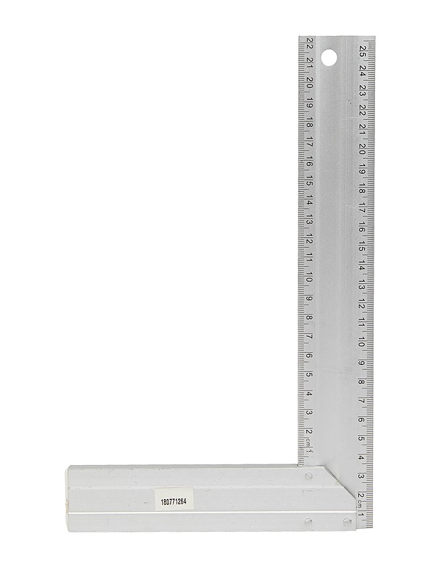 TRY SQUARE suorakulma, 22-25,5 cm - Muut urheiluvälineet ja vapaa-aika - 10105397264 - 1